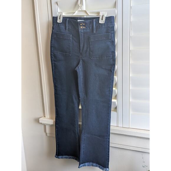 Spartina 449 Jeans Women's 8 Ankle Length with Fringe New Without Tags - Picture 1 of 6
